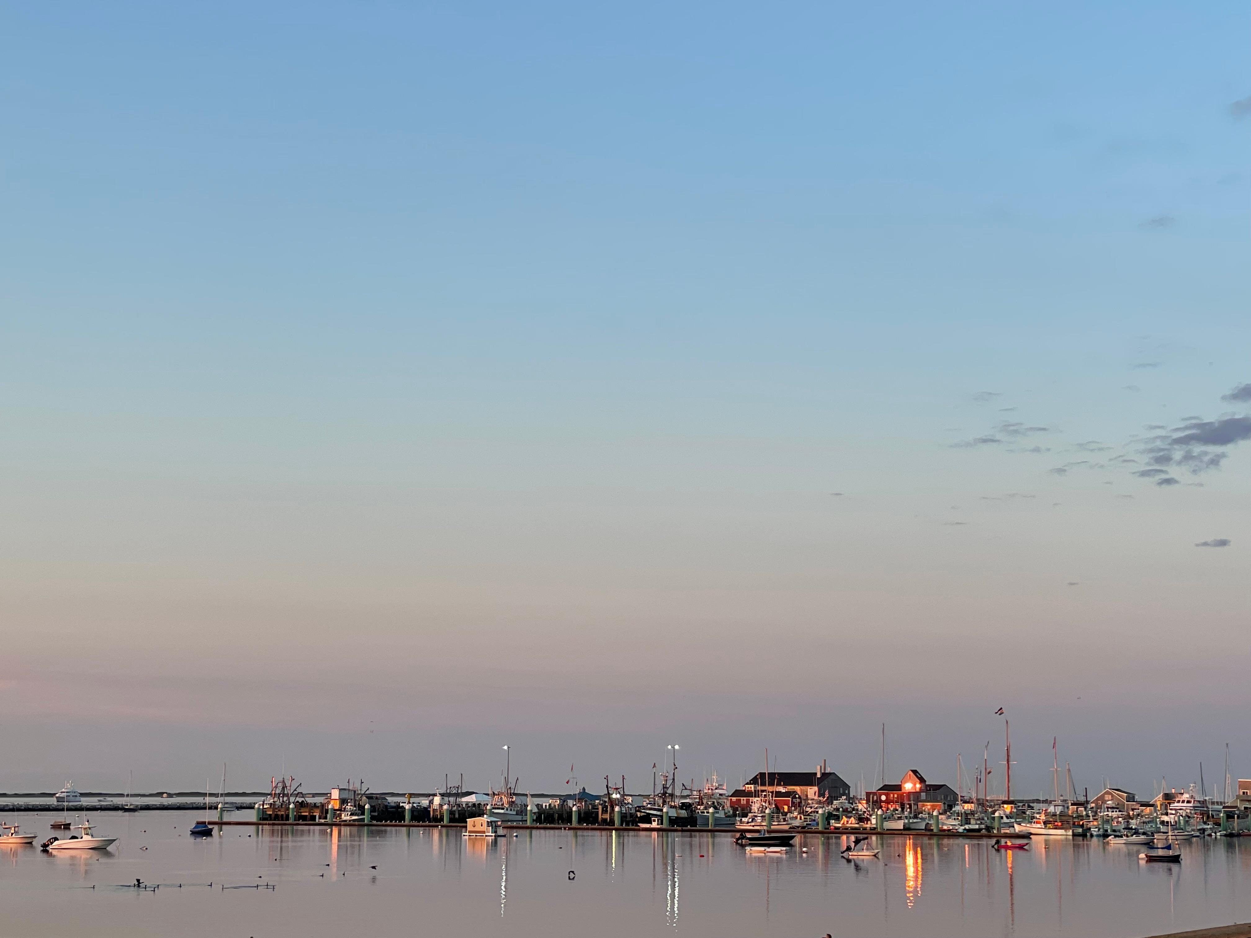 Everyday view changes with cape light, fog, sunrises and sunsets
