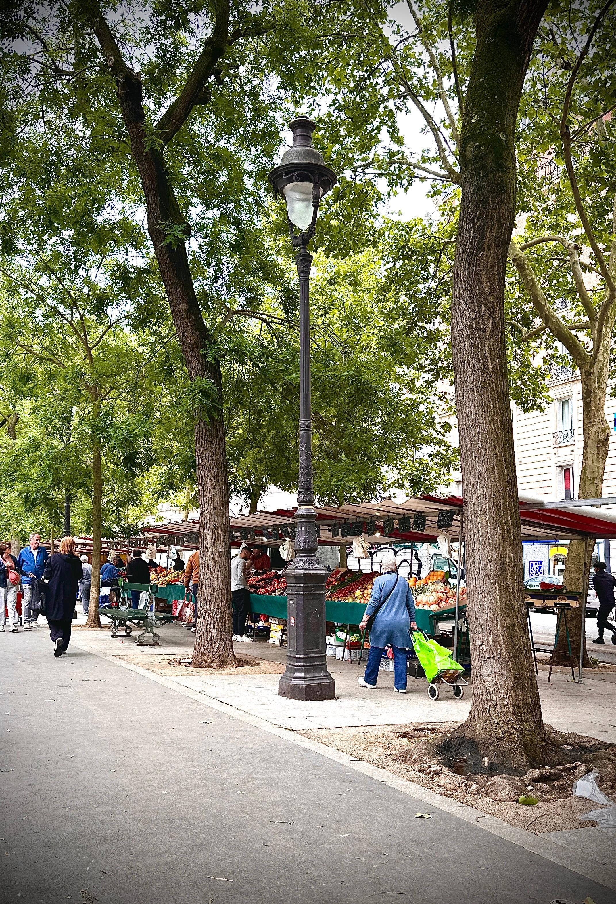 The vast selection of fresh offerings at the vi-weekly farmers market is an attraction of itself.