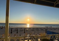 Sunset on the back deck