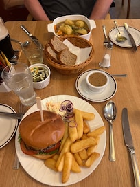 Burger made with Irish beef 10/10 best burger I’ve had!!