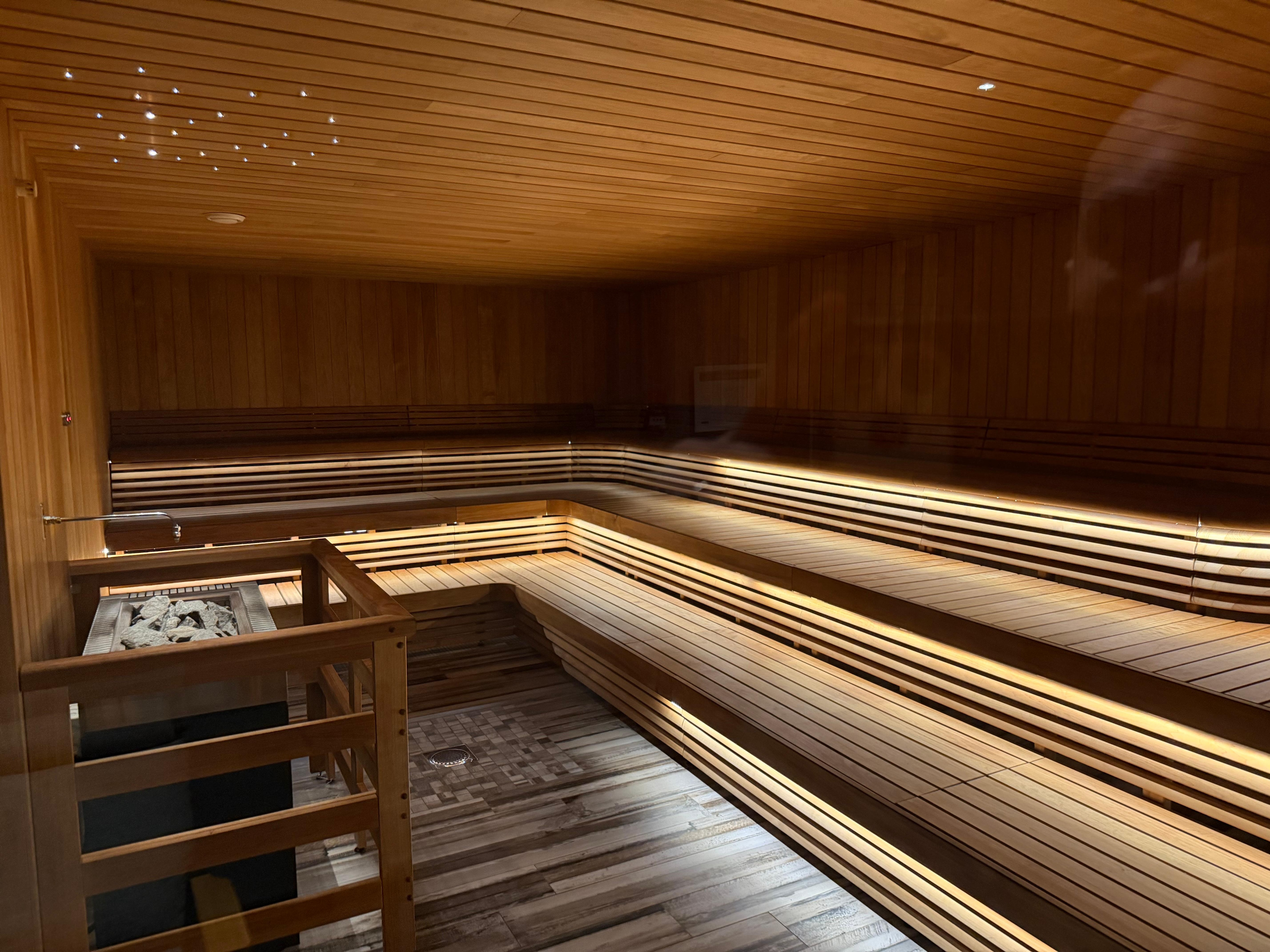 Relax area sauna