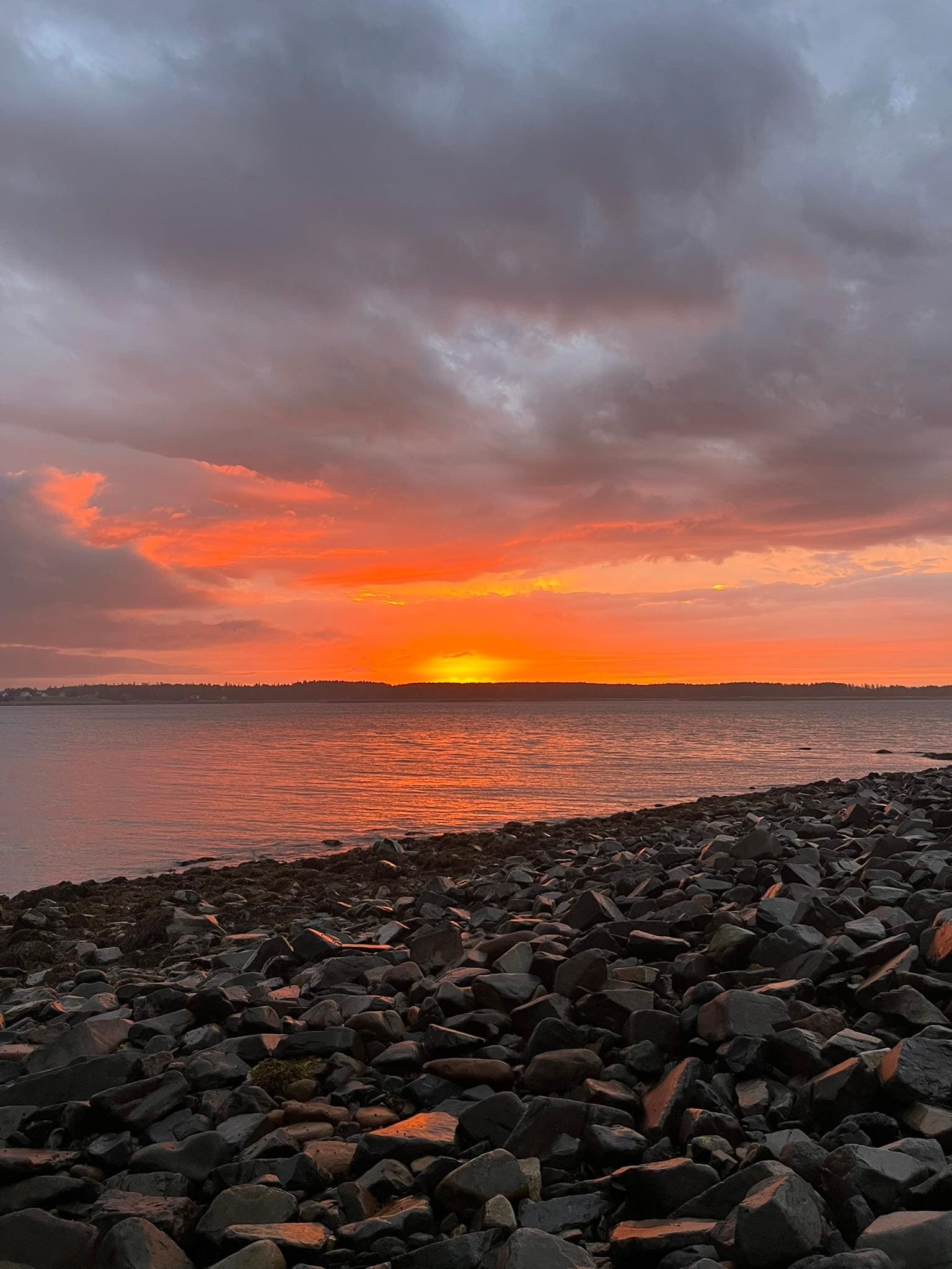 Sunrise from the beach