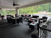 Outdoor common area where smoking is permitted