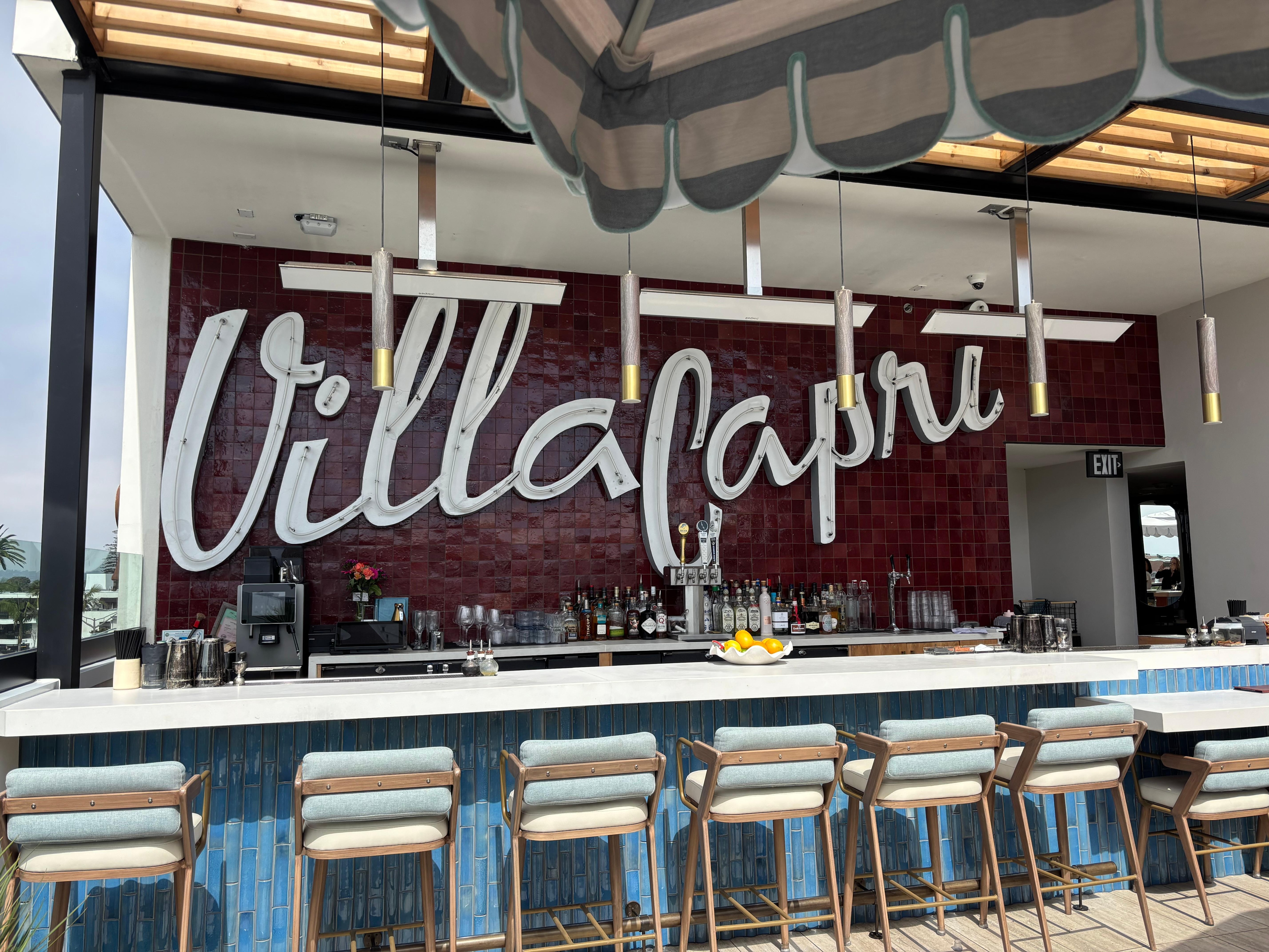 The Dive rooftop restaurant 