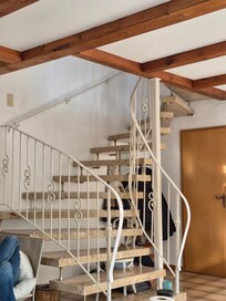 Was für eine schöne Treppe.