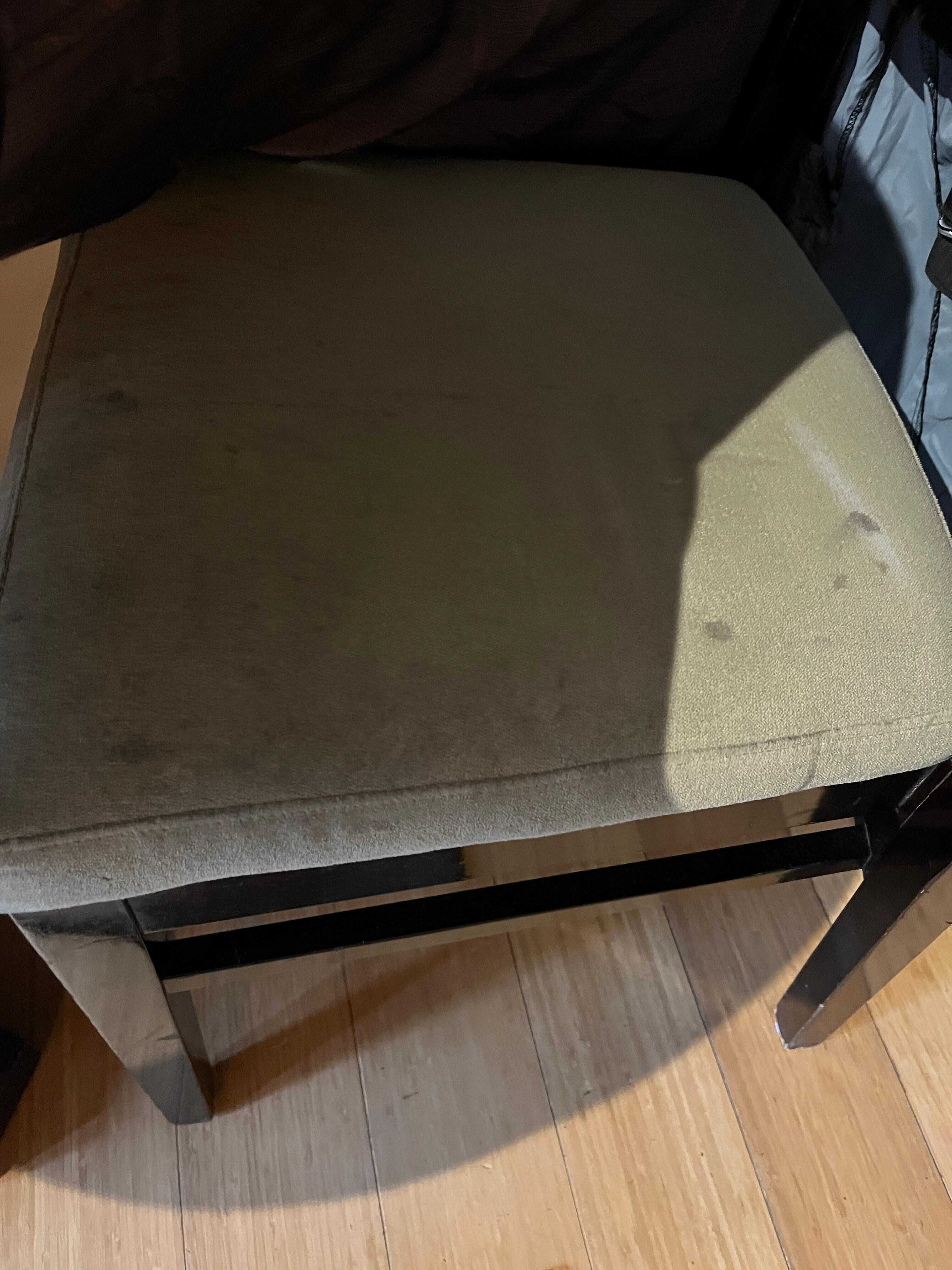 Stained chairs