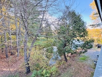 View of pond from our balcony