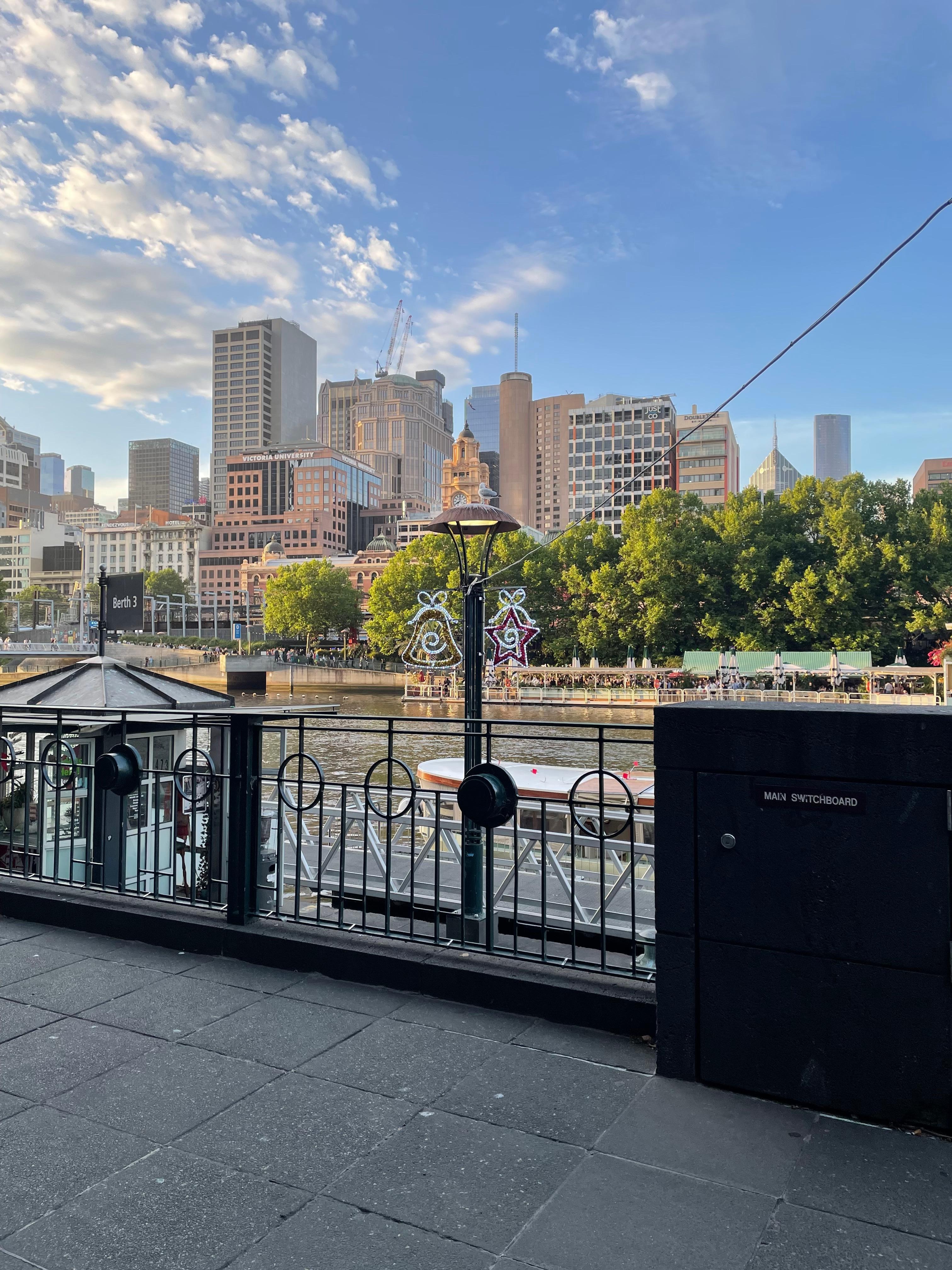 Southbank Walk by the Yarra River