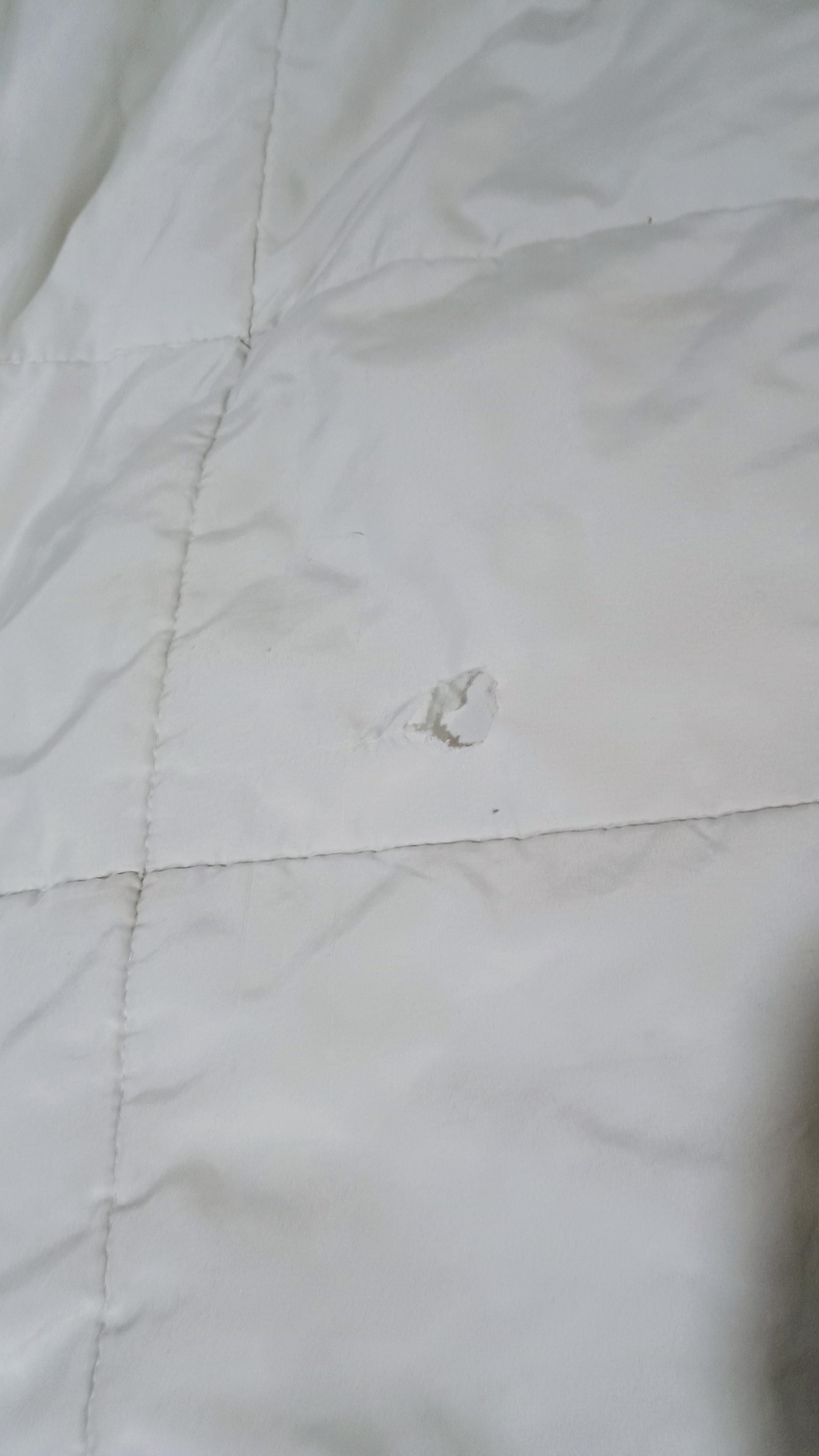 Cigarette burns on "non-smoking" room