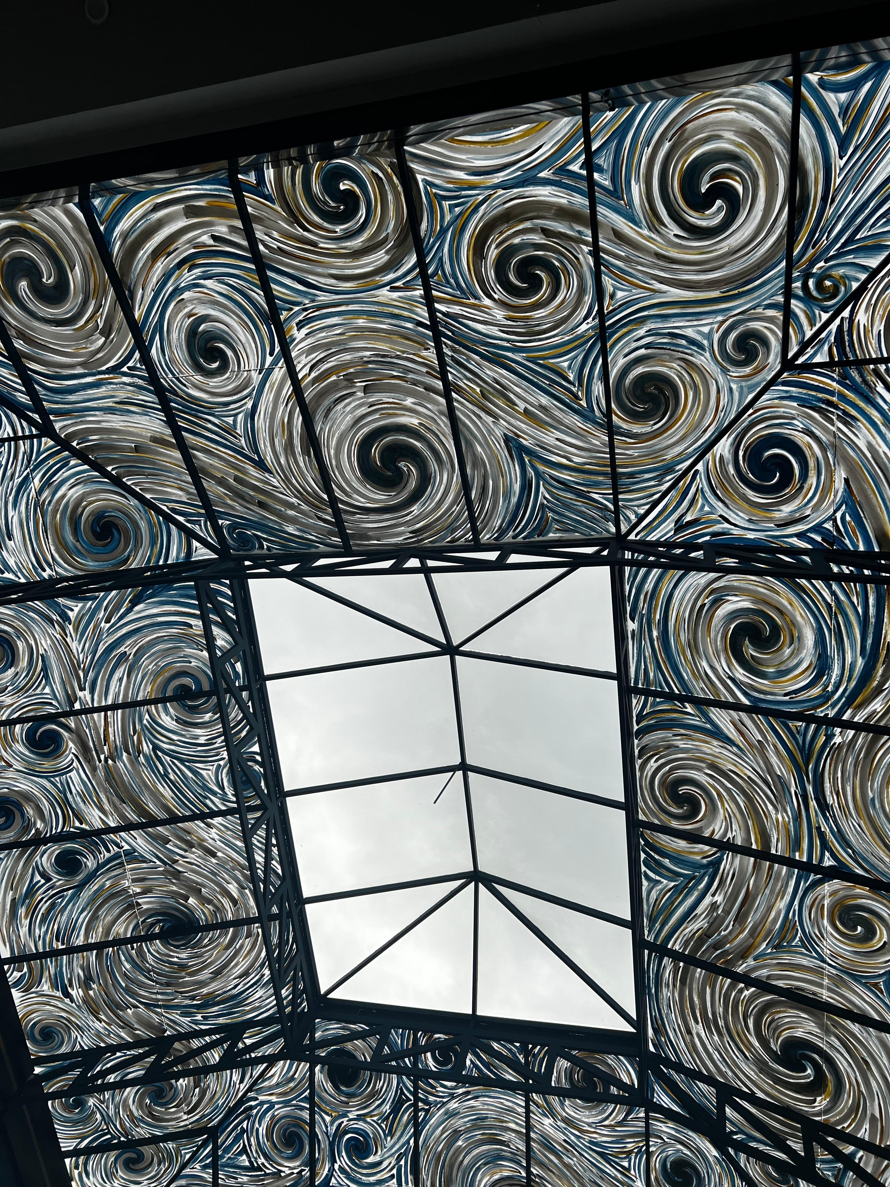 Ceiling of the breakfast restaurant