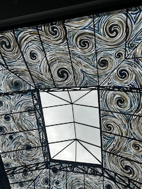 Ceiling of the breakfast restaurant