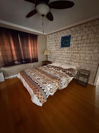 Missing headboard on metal frame