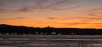 Sunset view of Vancouver Island
