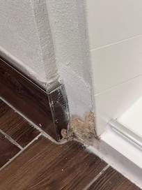 Mold in bathroom room 326