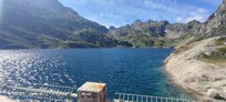 Lac d'Artouste, belle balade que l'on peut faire, lorsqu'on est arrivés en hut du parcours du petit train