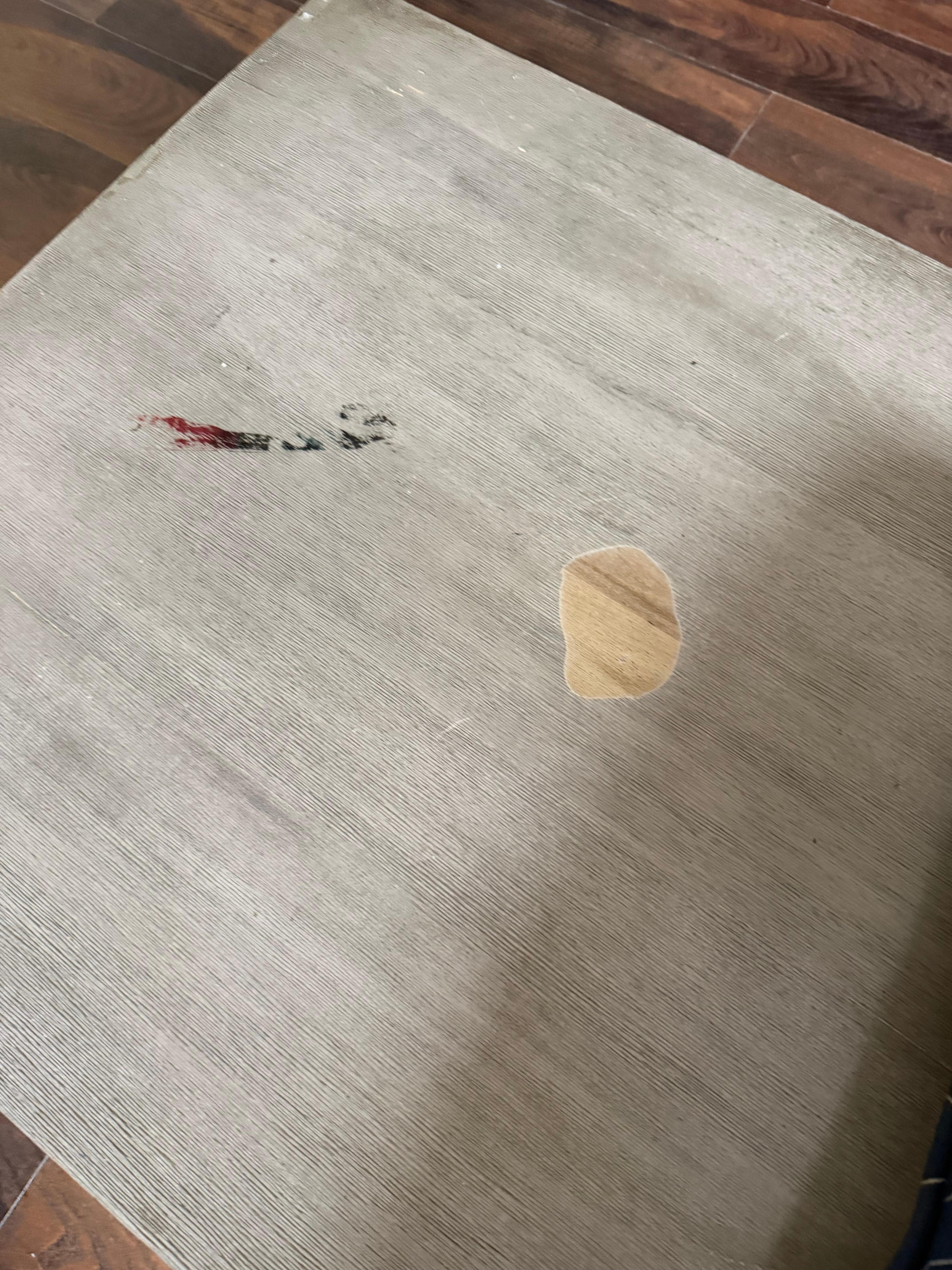 Floor in front of the bathtub