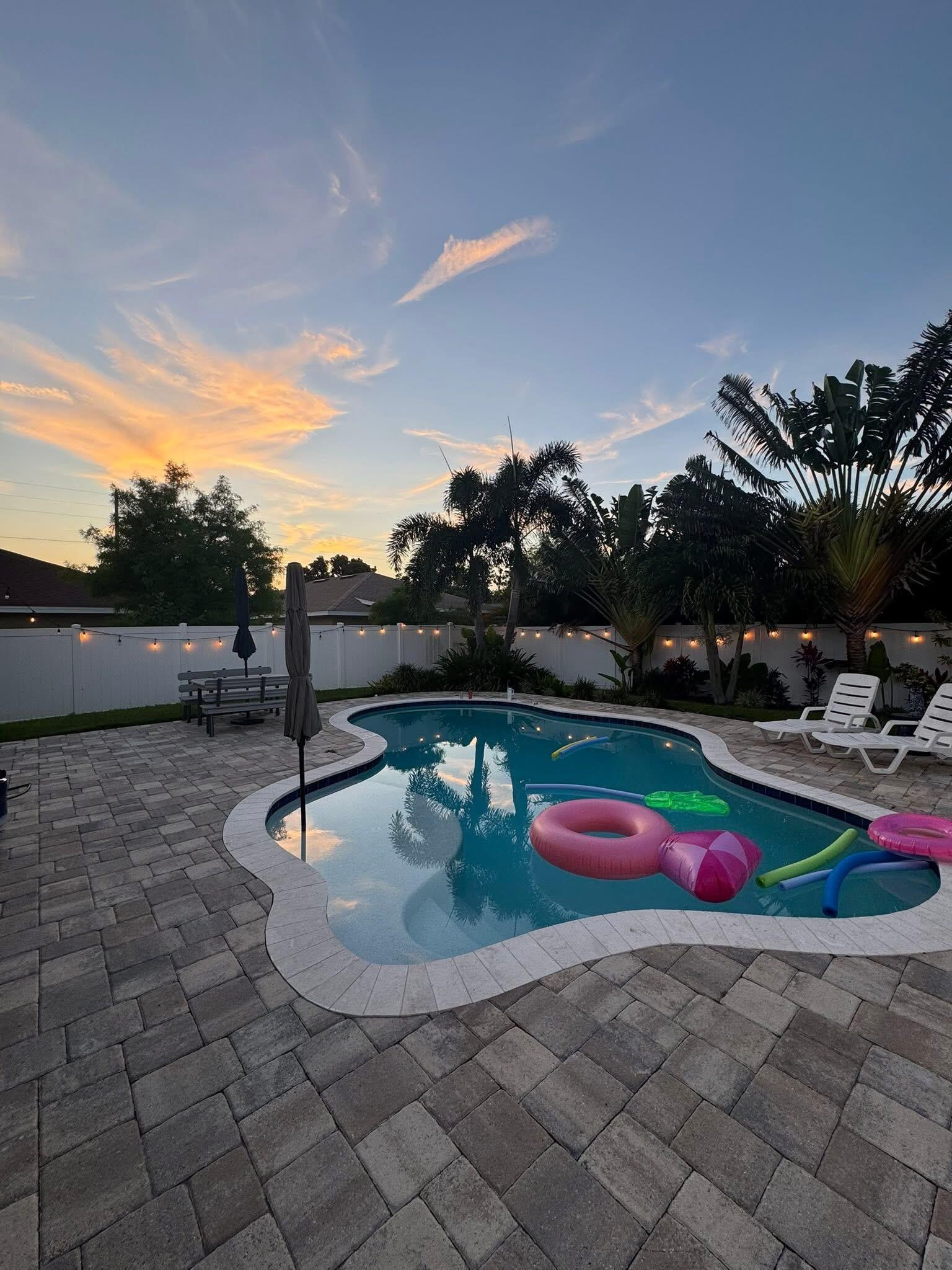 Backyard is beautiful! 