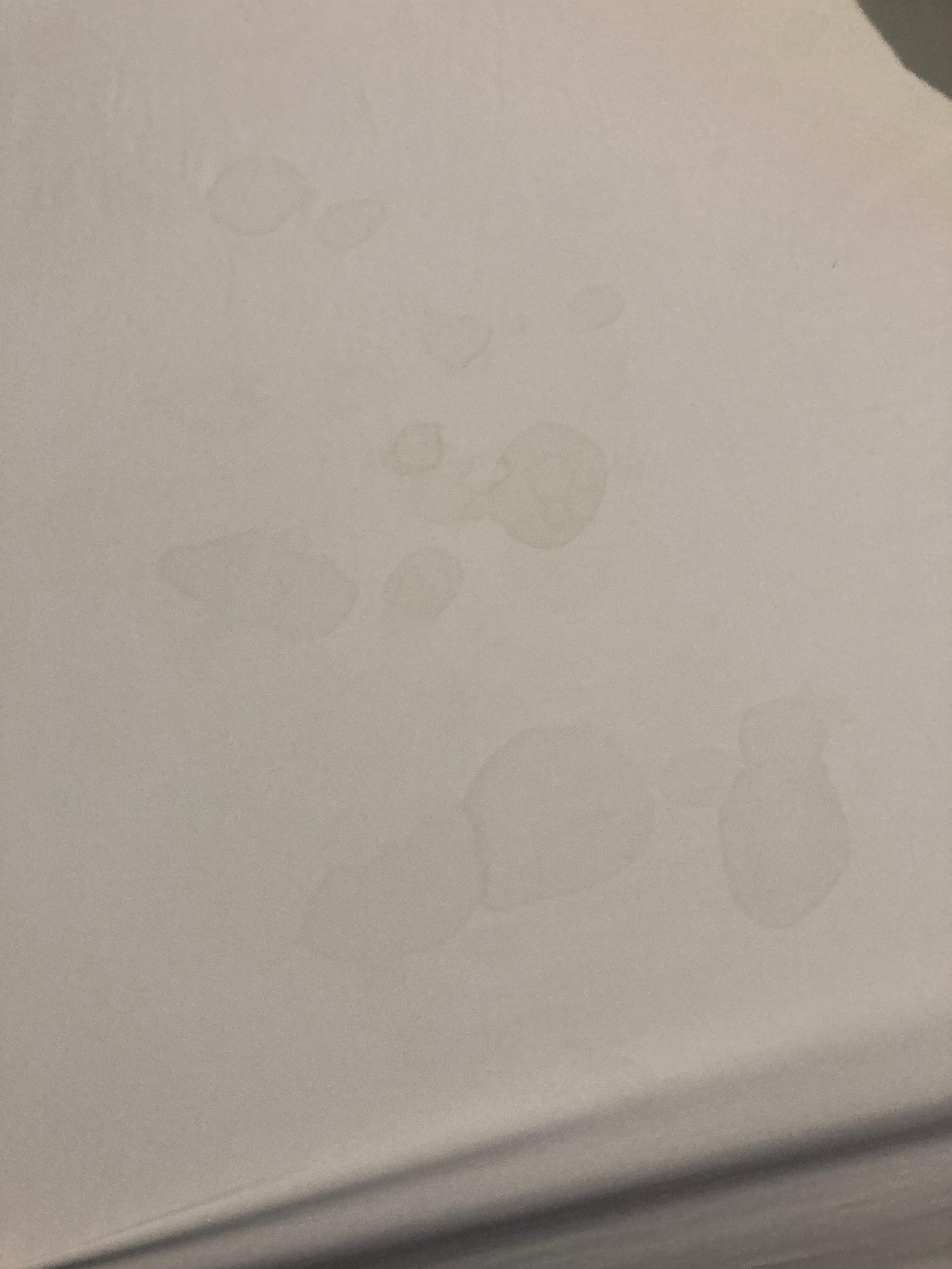 “Organic stain “ on bed sheet 