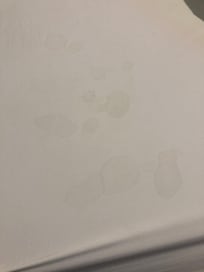 “Organic stain “ on bed sheet