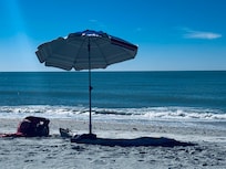 Beach is literally 3-5 minute walk