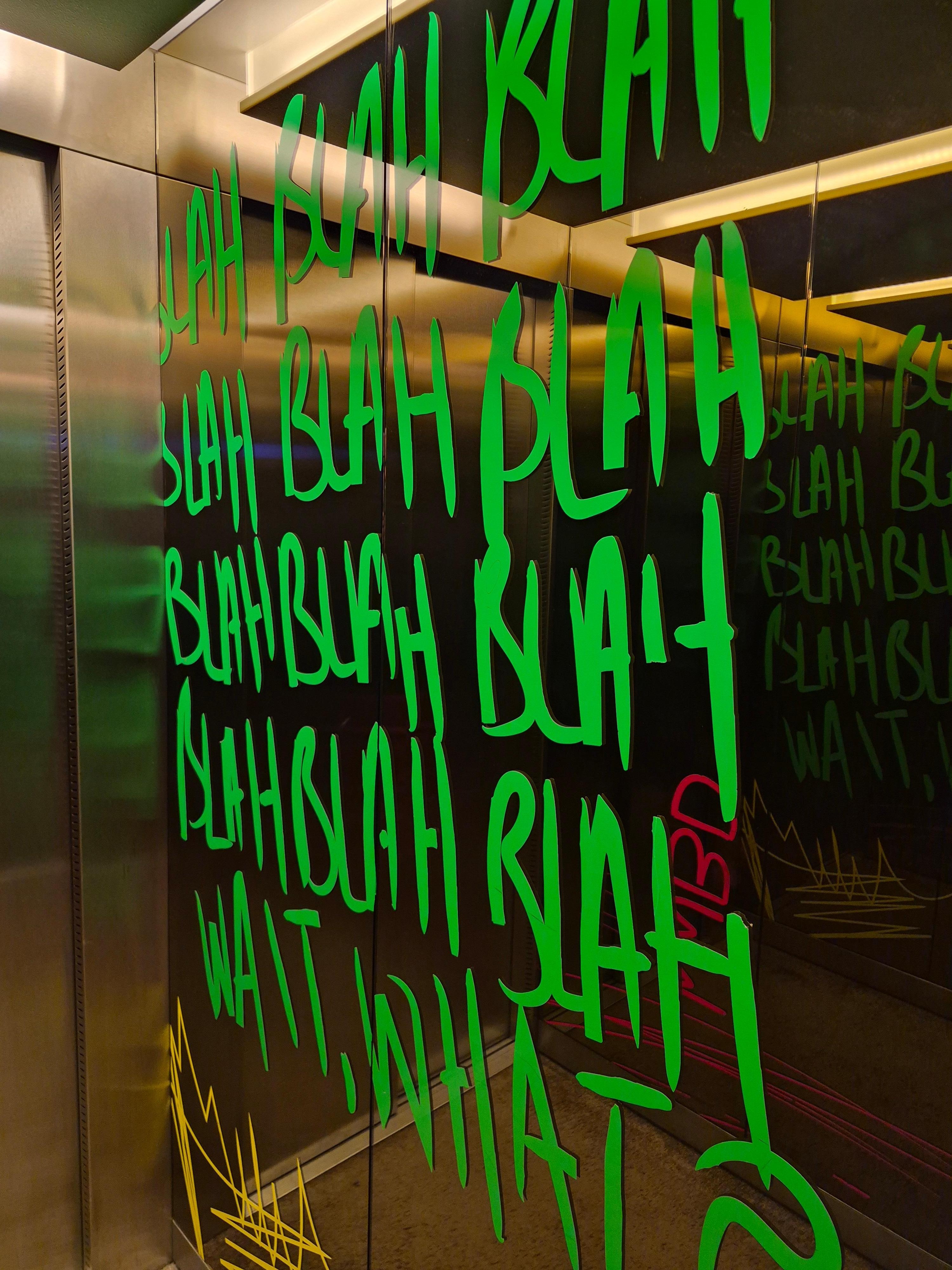 Elevator wisdom.