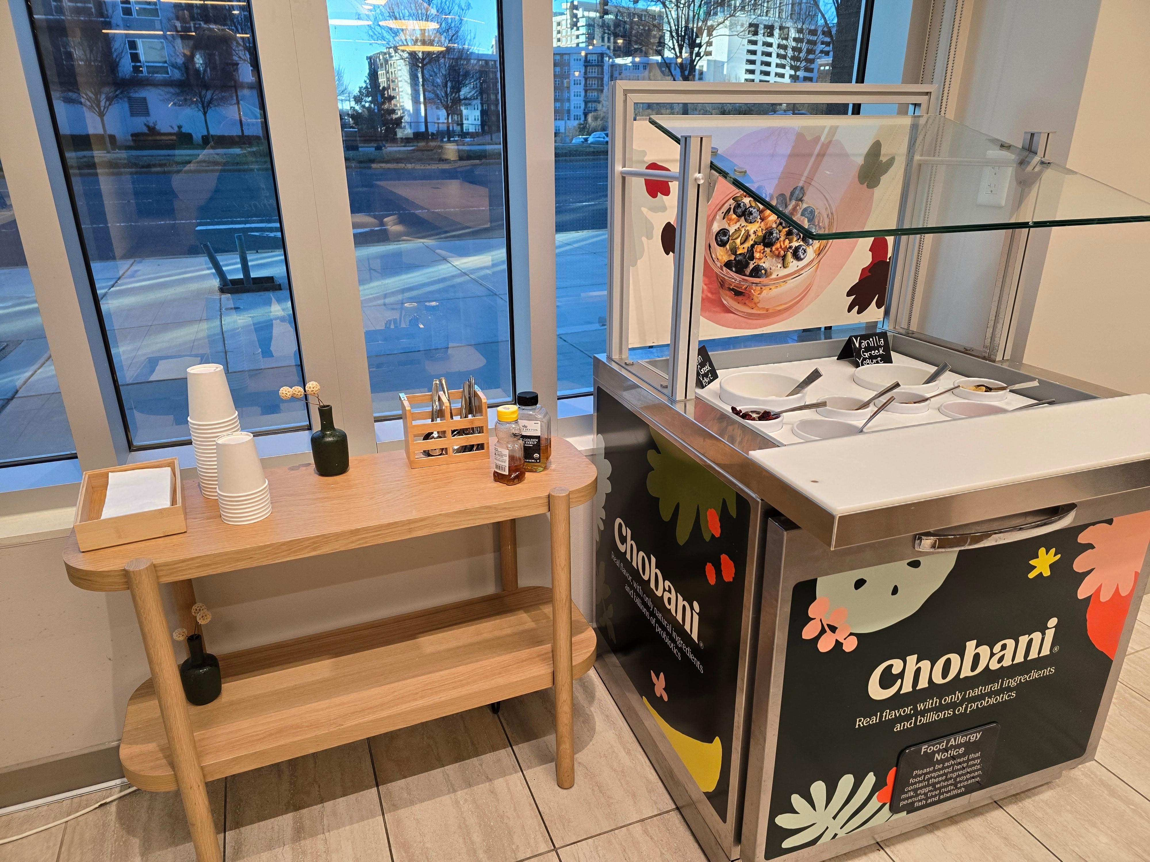 Really enjoyed the yogurt bar. 