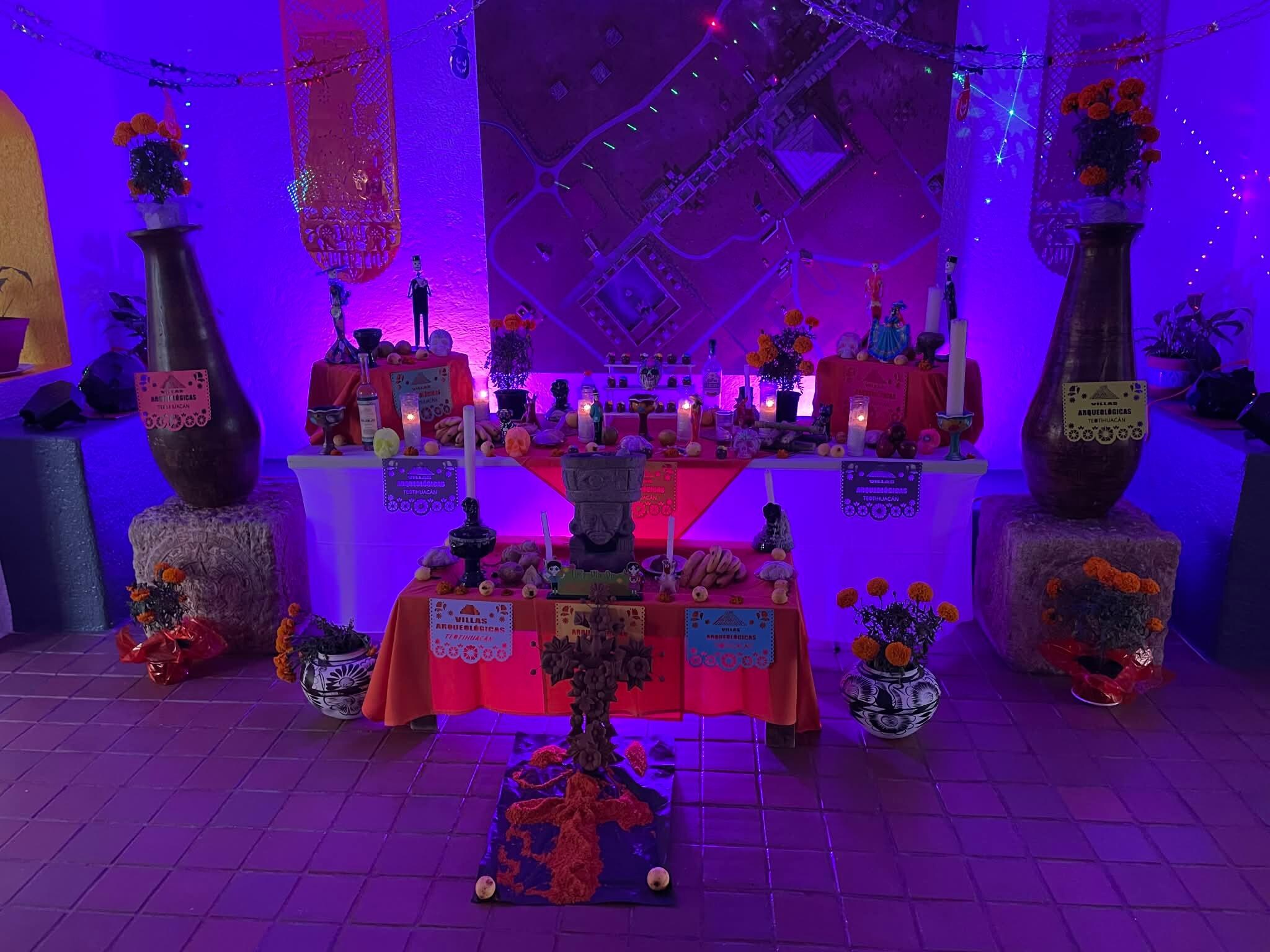 autel d'offrandes pour le 1er novembre, dia de muertos...