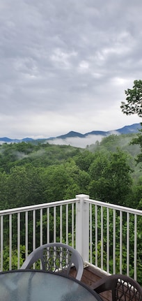 View from top deck