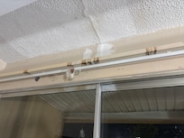 Burns where the curtain should be/no curtain