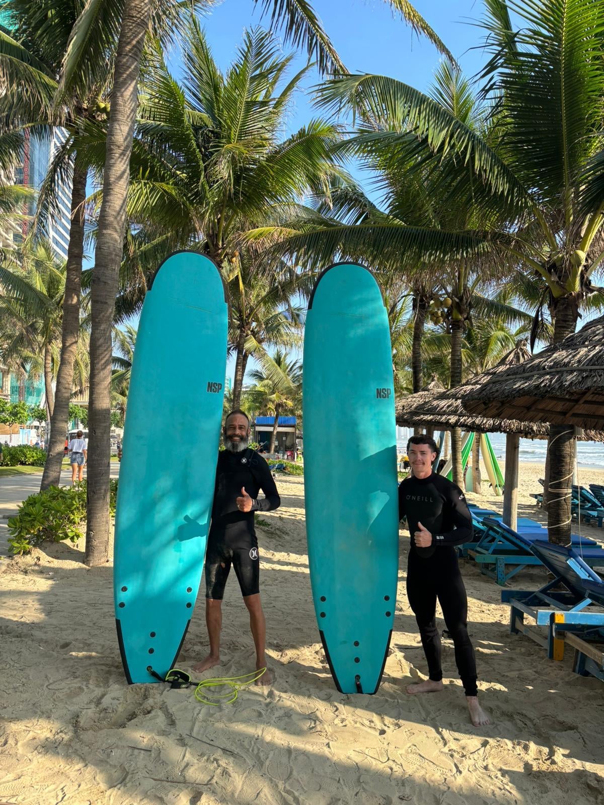 Ly Surfing School 300 meters from the beach