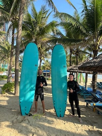 Ly Surfing School 300 meters from the beach