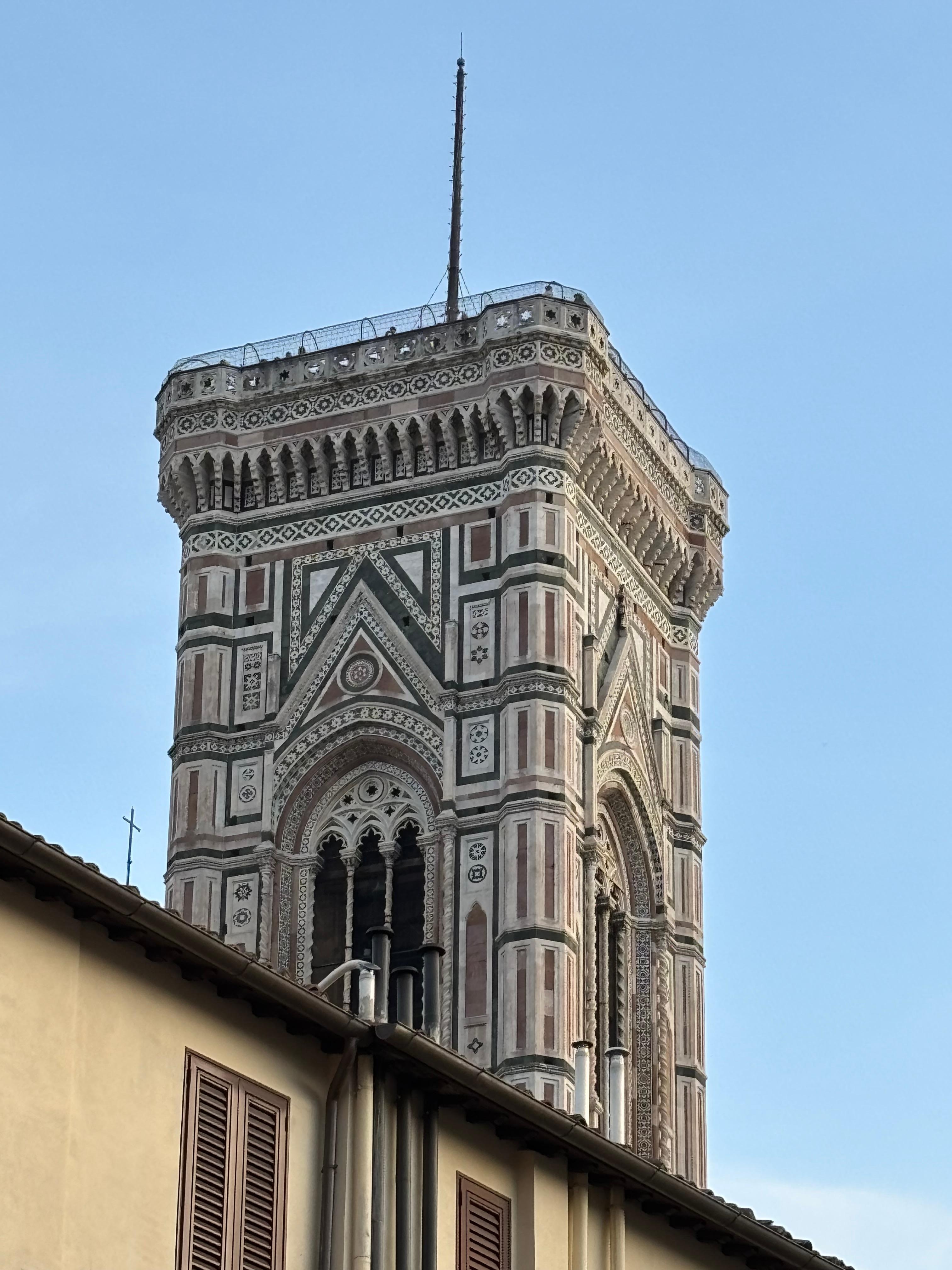 Duomo Bell Tower seen from the bedroom. 