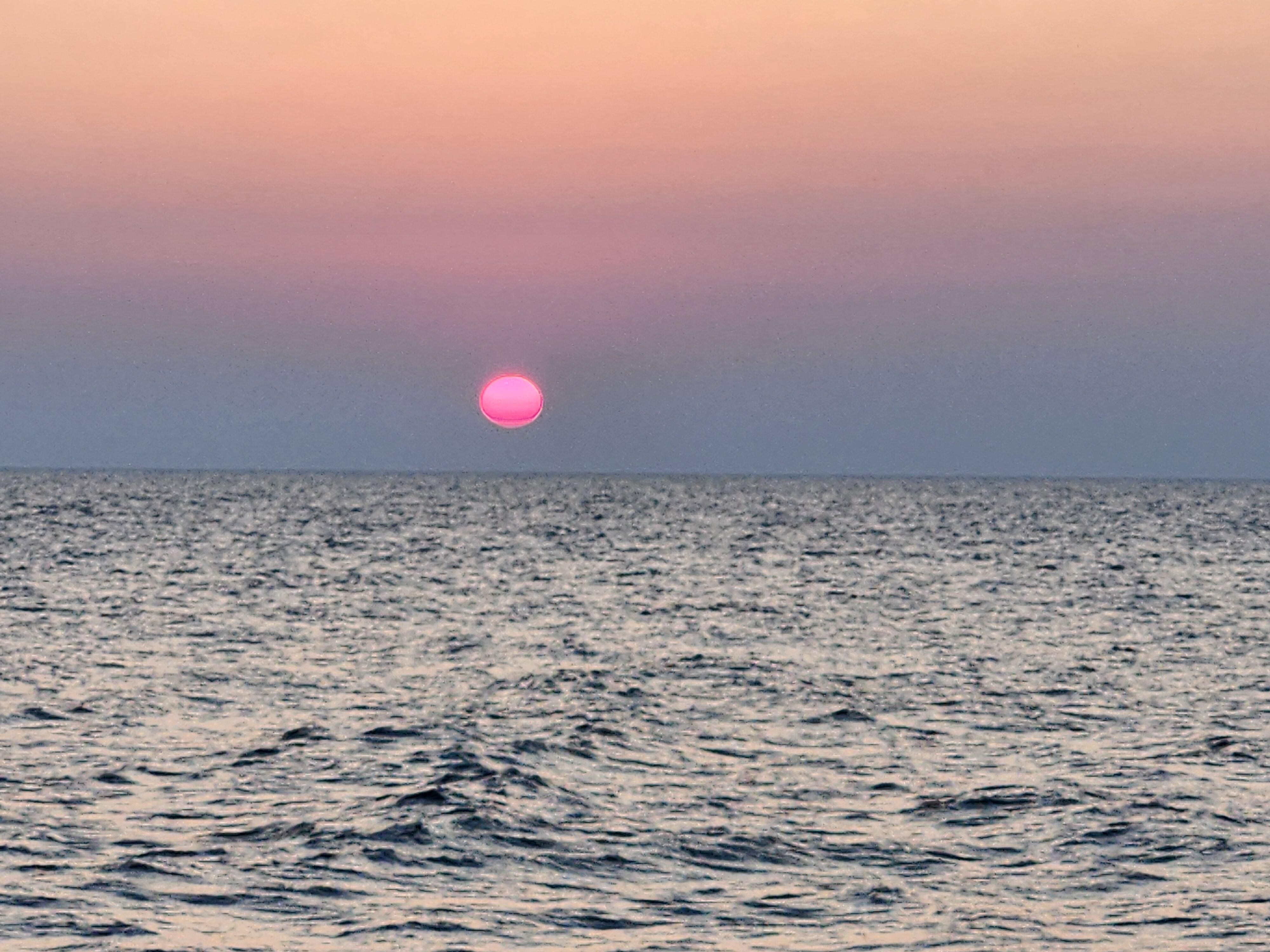 Sunset on the pier