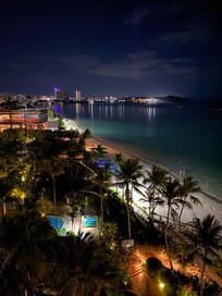 Night view from the balcony.