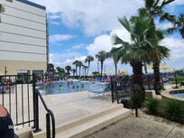 View from the poolside bar