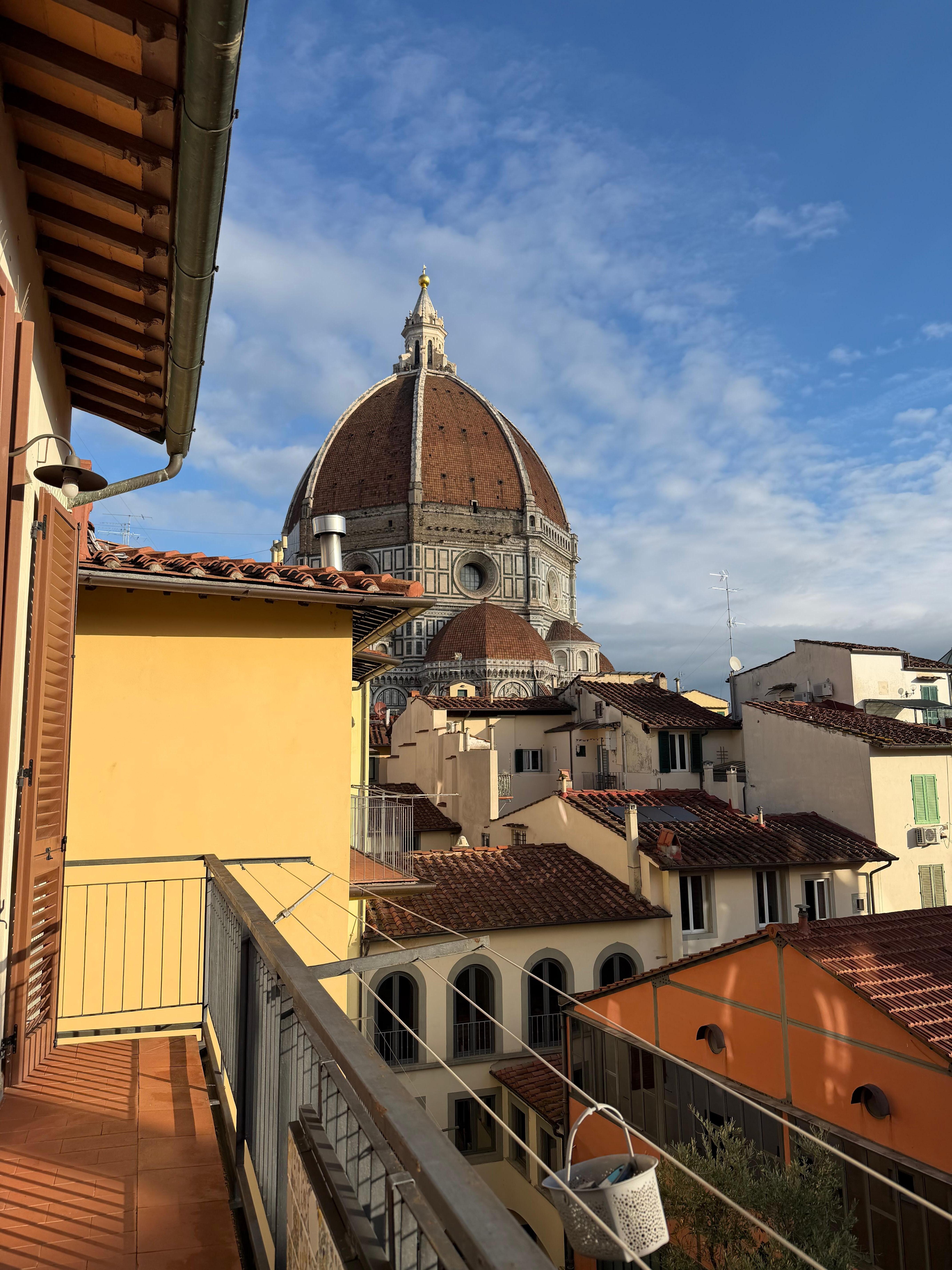 Morning view from the balcony