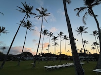 Sunrise on the property