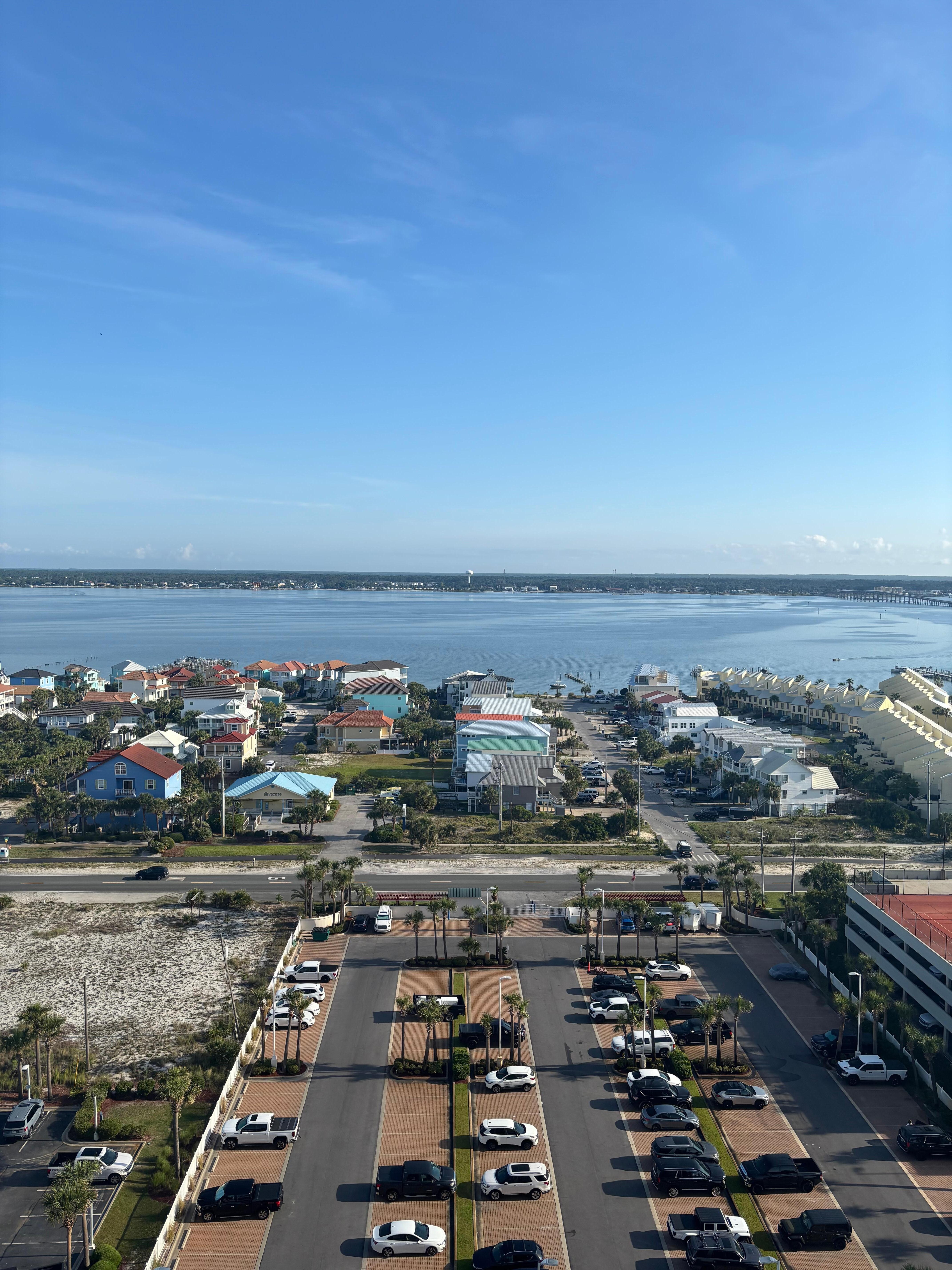 The view from the back of the condo