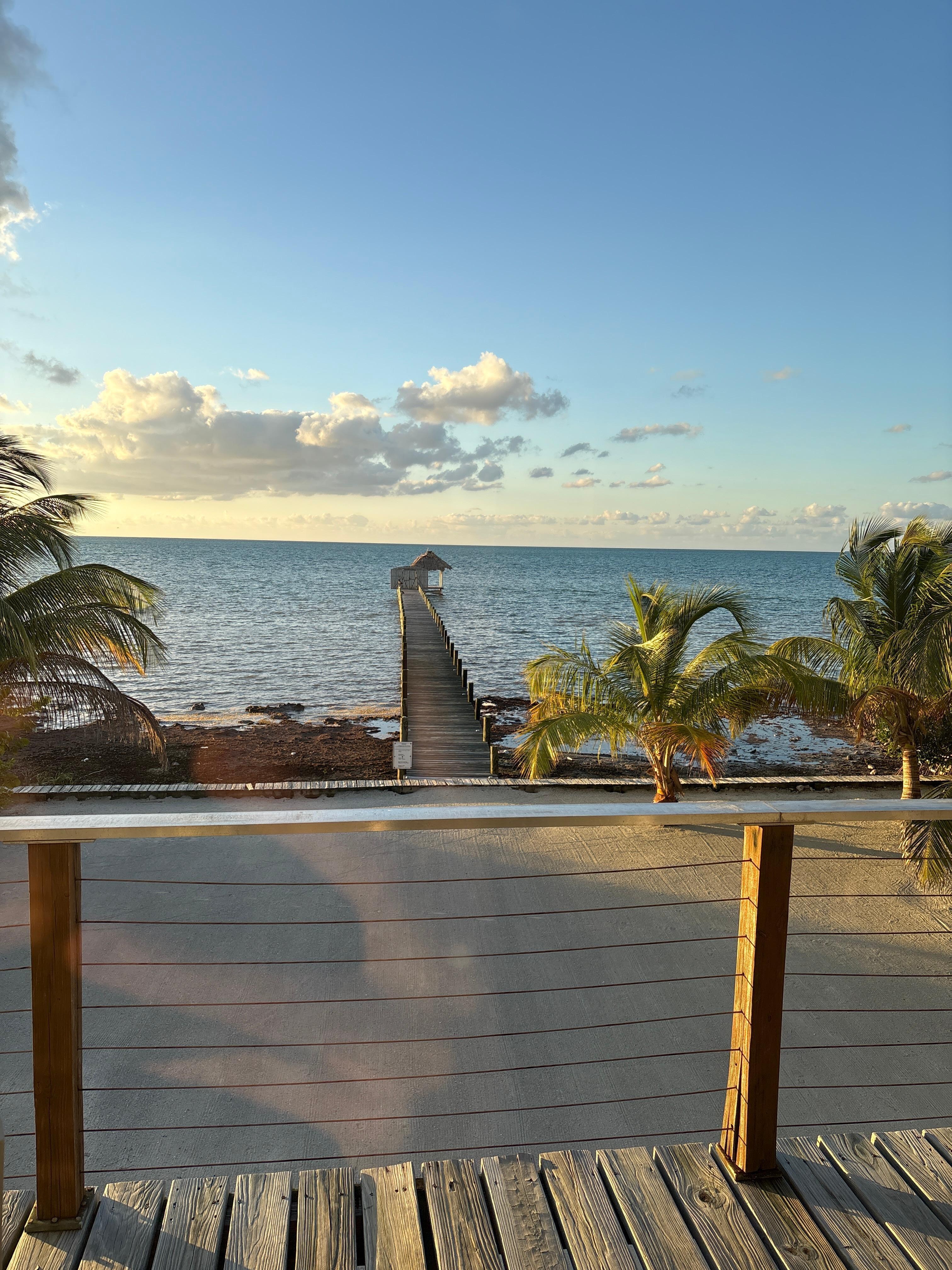 View from the balcony.