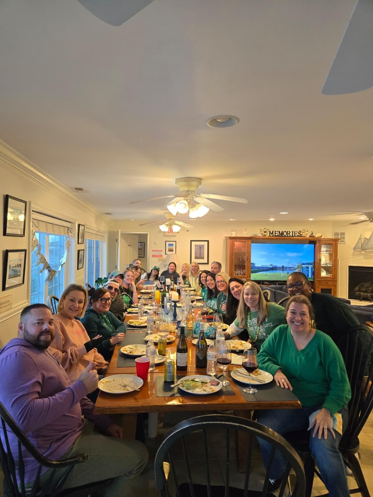 A dining table for 20!