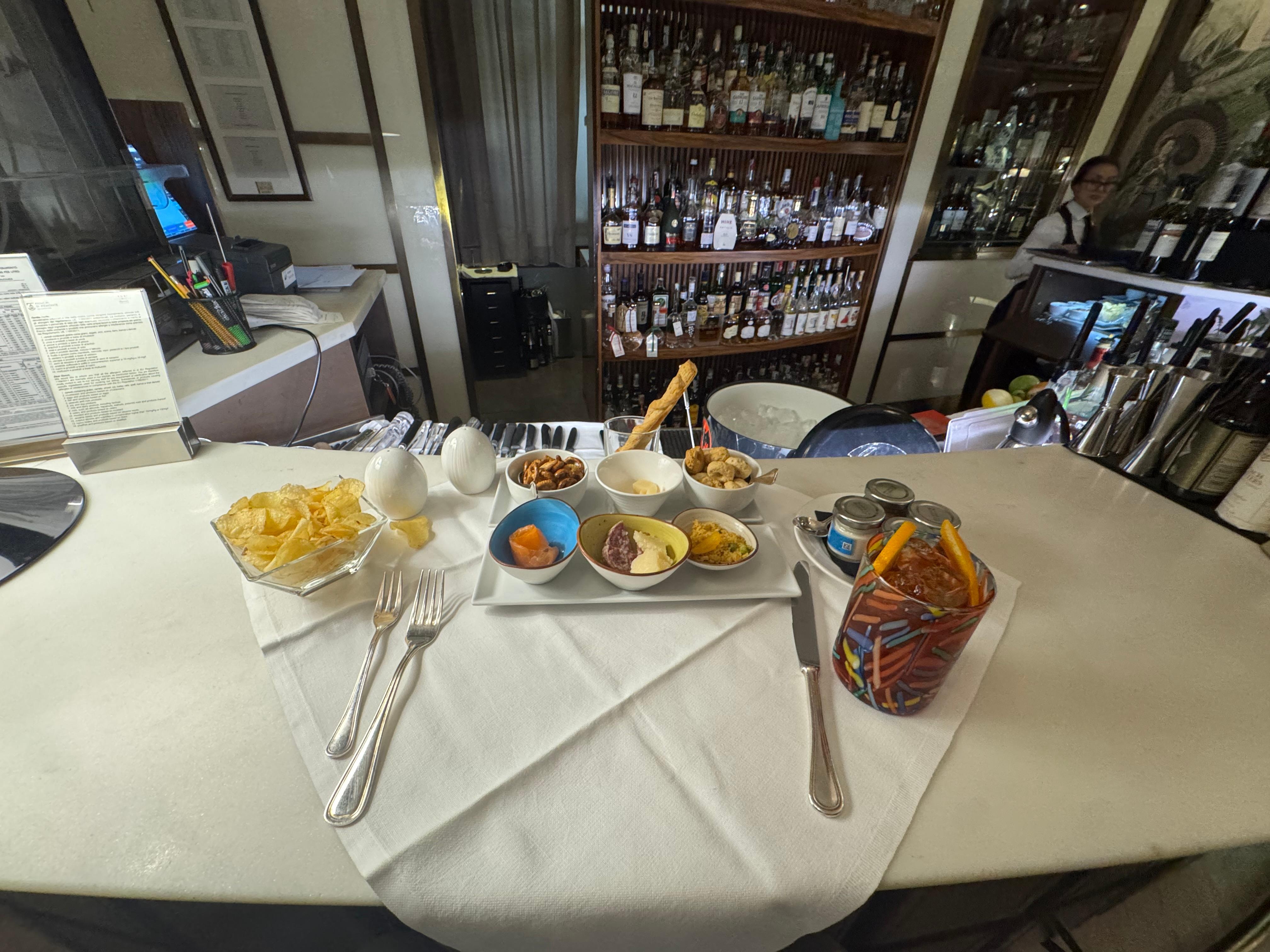 The Bar is always a good corner to visit…also late in arrival