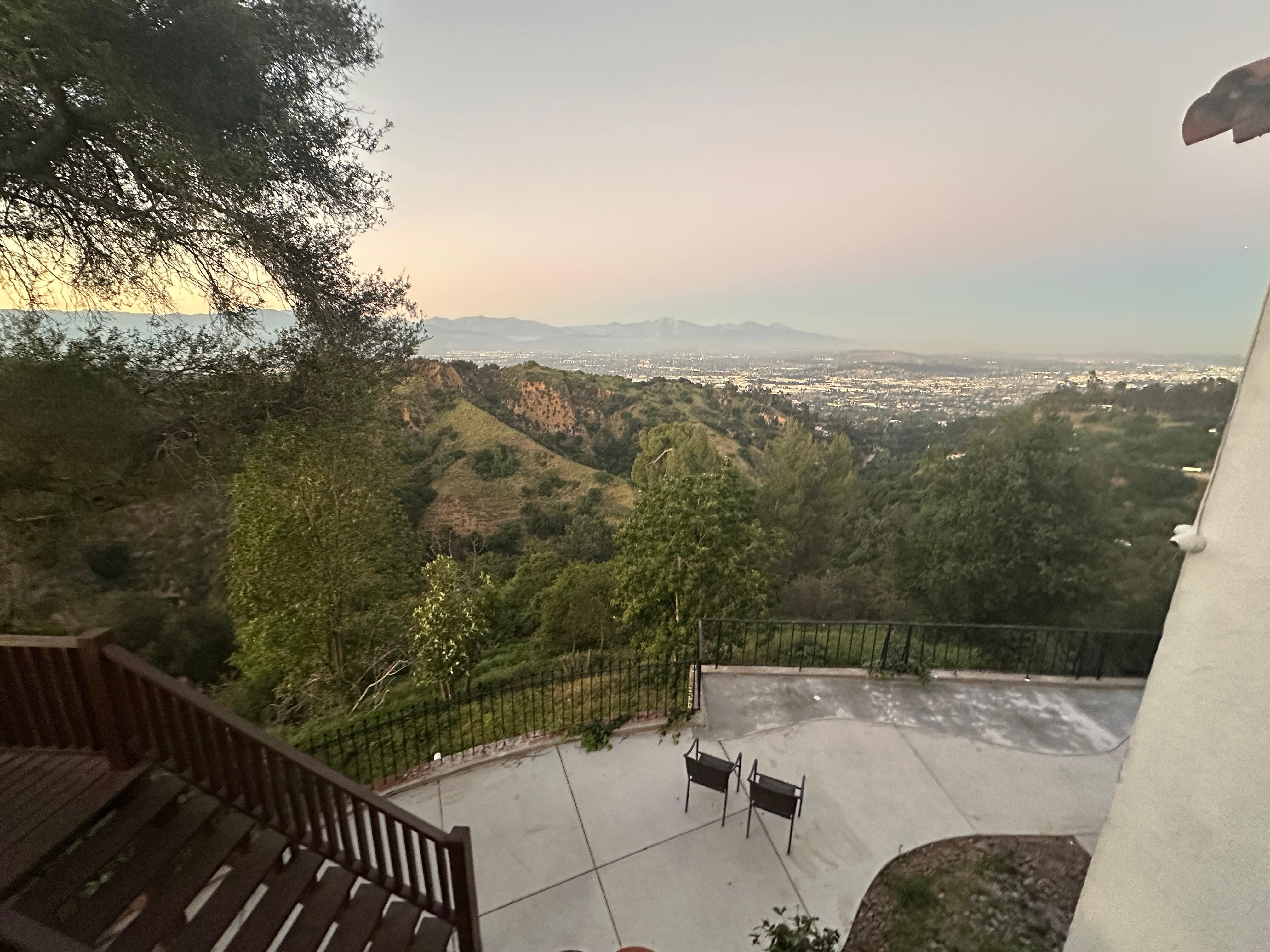 View from back balcony