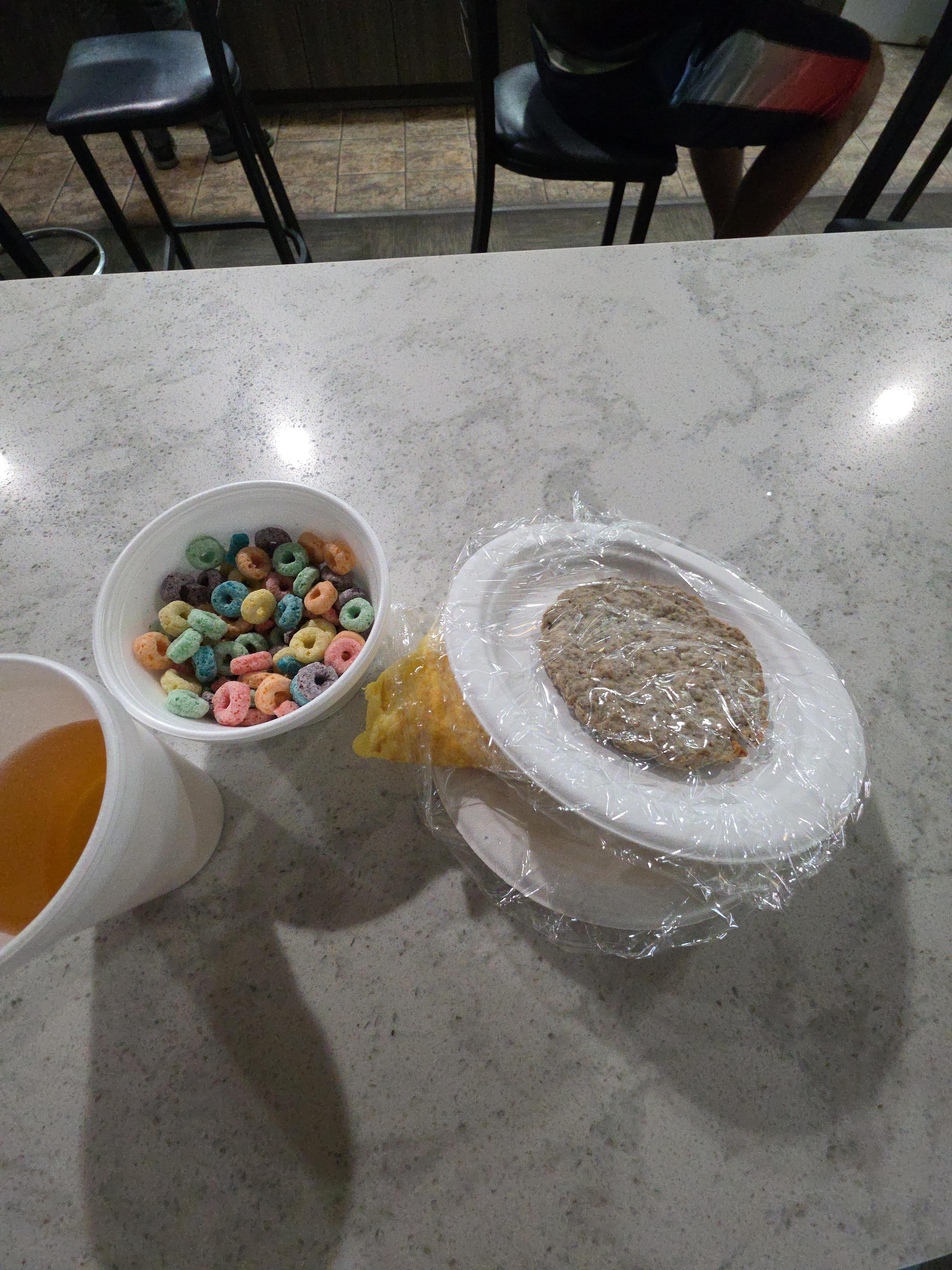 This was the breakfast they offered.