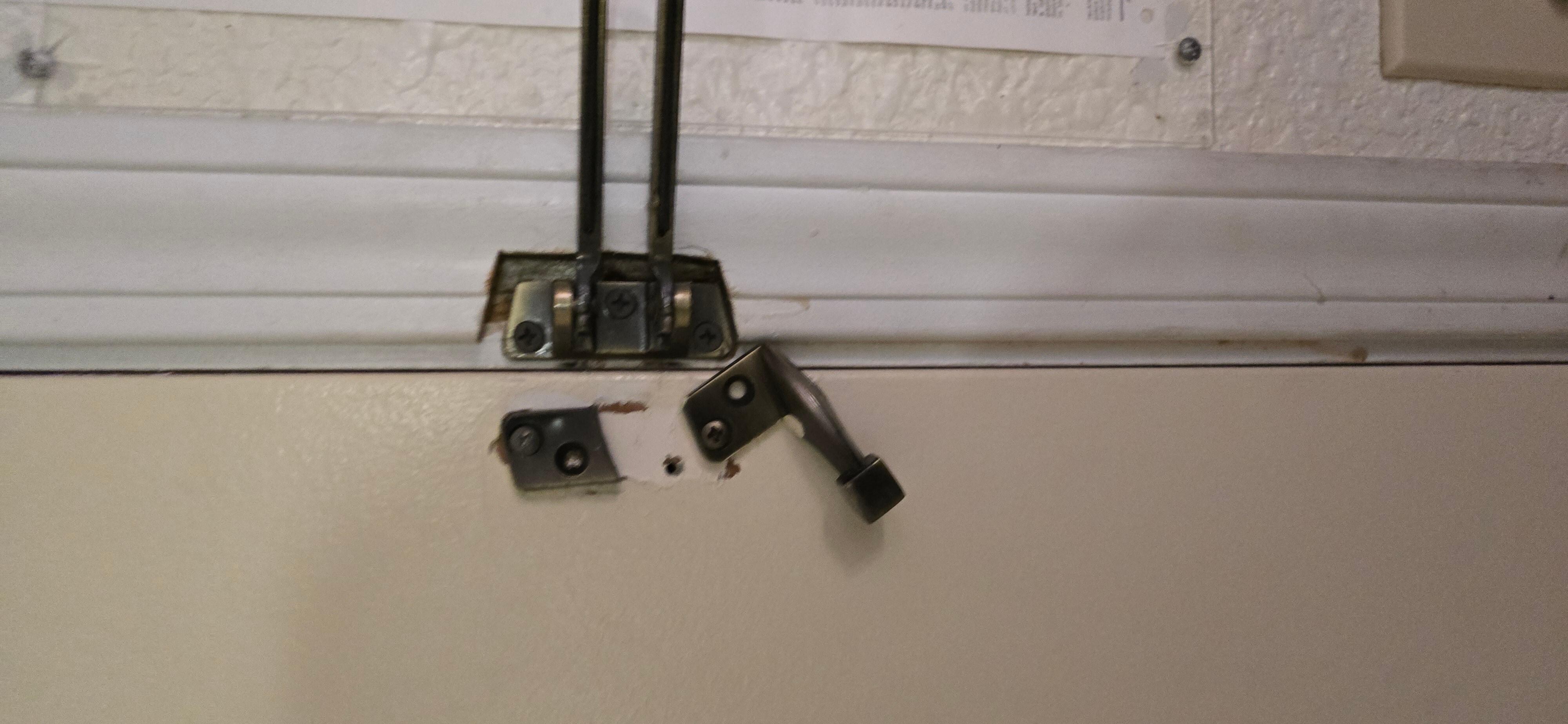 Broken door lock