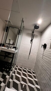 Dark bathroom! A woman can’t do makeup in there.. sorry