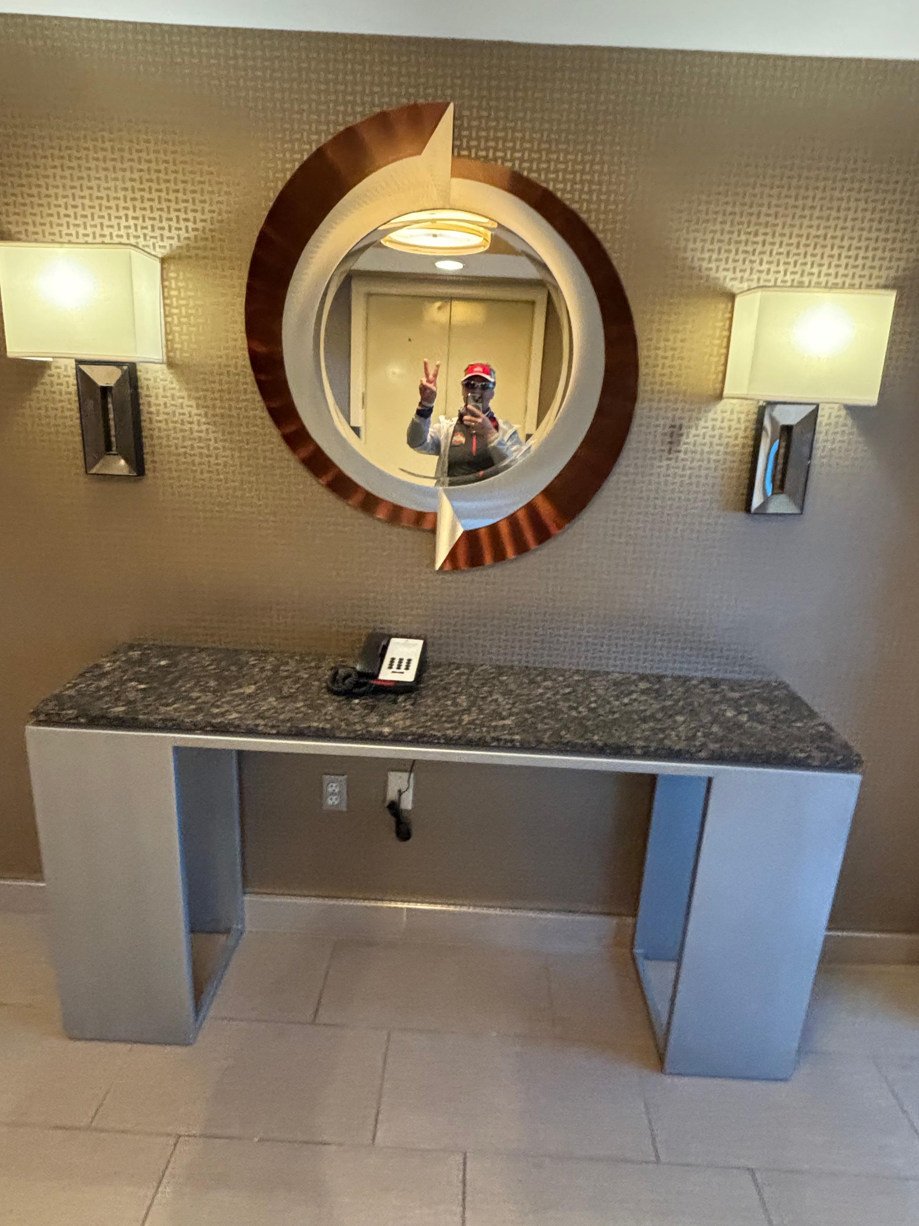 Elevator lobby at DoubleTree