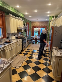 The kitchen had everything we needed.