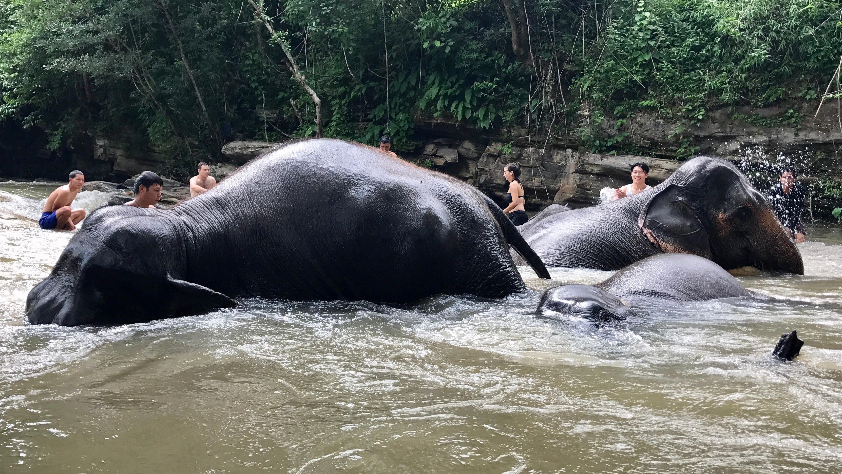 River bath = amazing!