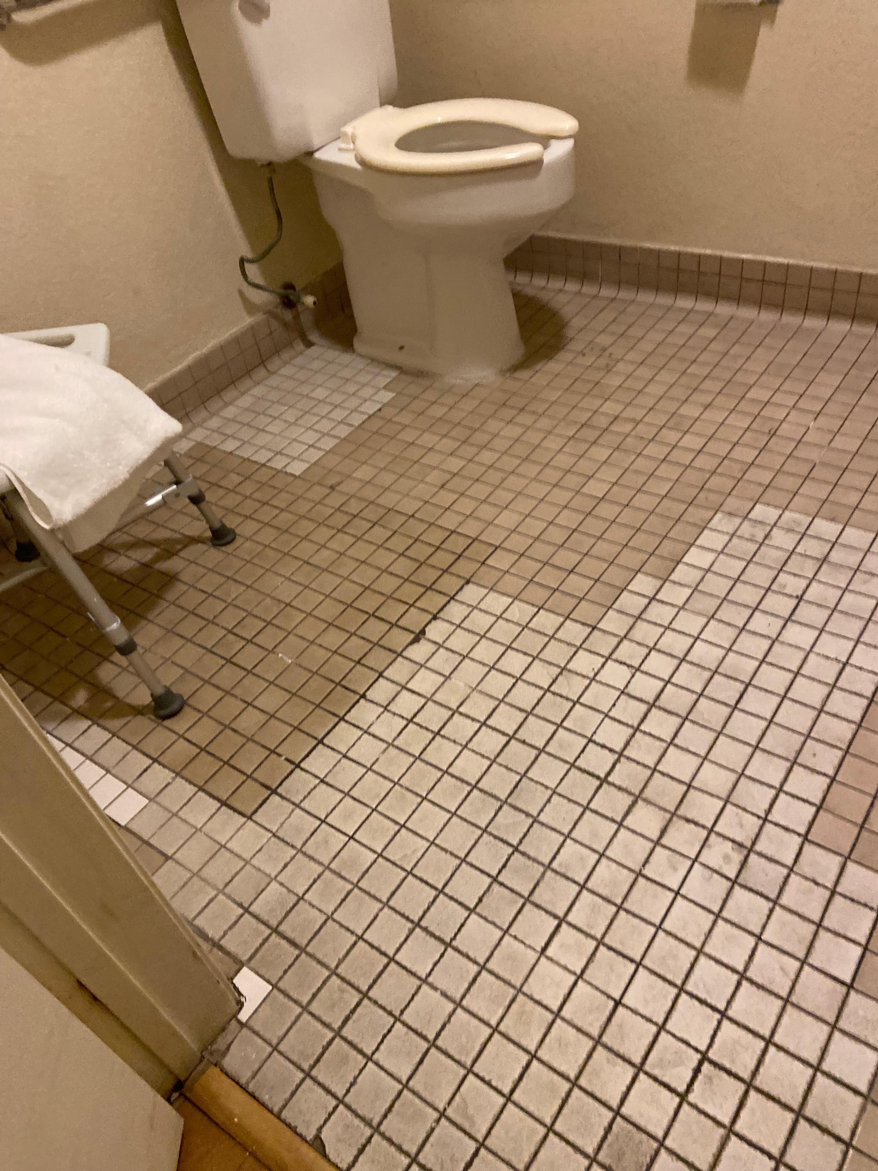 Bathroom floor