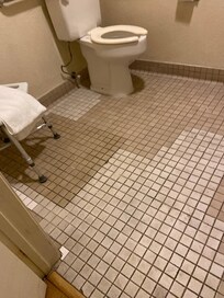 Bathroom floor
